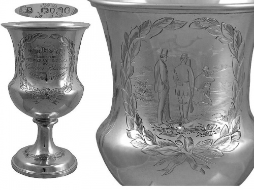 Victorian Rifle Shooting Goblet 1860